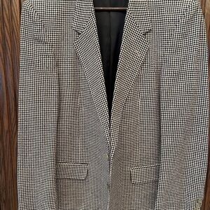 Vintage Members Only checked sport coat 42L